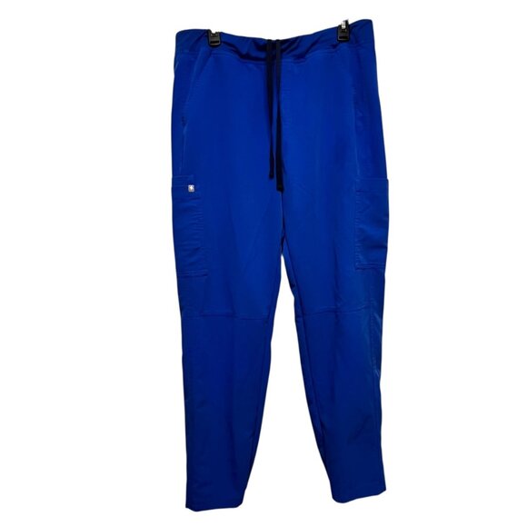 Figs Axim Cargo Scrub Pants XL Royal Blue Technical Collection Pockets - Picture 1 of 9